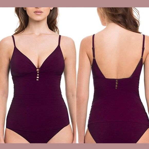 Profile by Gotex Cocktail Party Tankini Top Size 6 - Picture 1 of 9